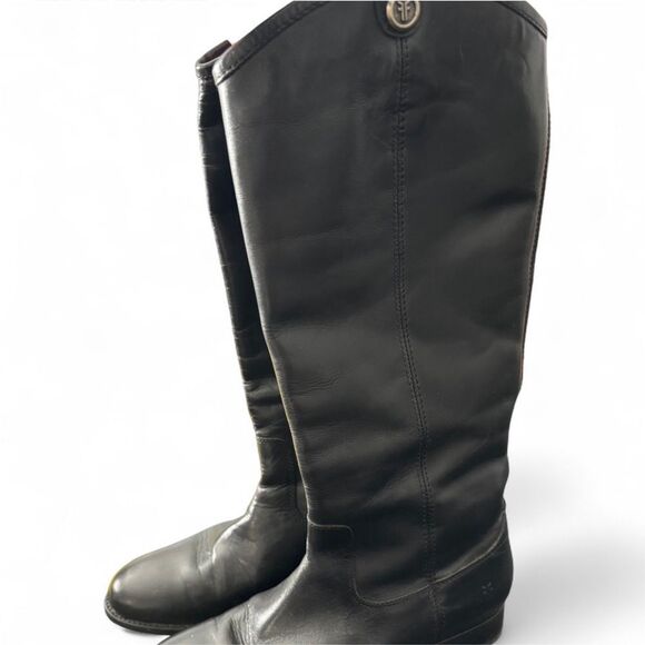 Frye Classic Leather Boots Black 7.5 - Picture 7 of 7